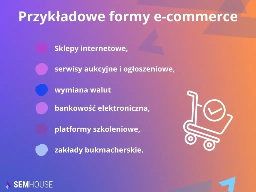 przykladowe formy e commerce