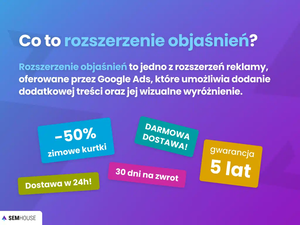 Co to rozszerzenie objaśnień?