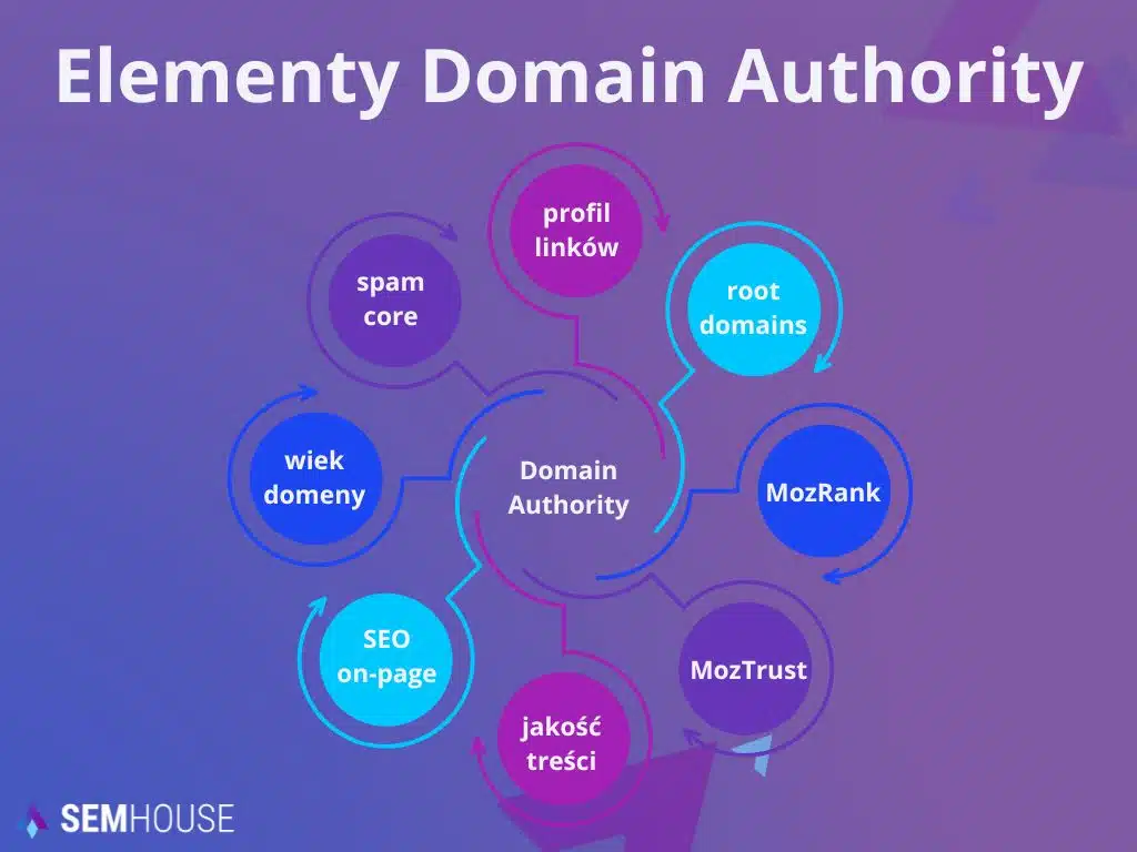 Elementy Domain Authority 