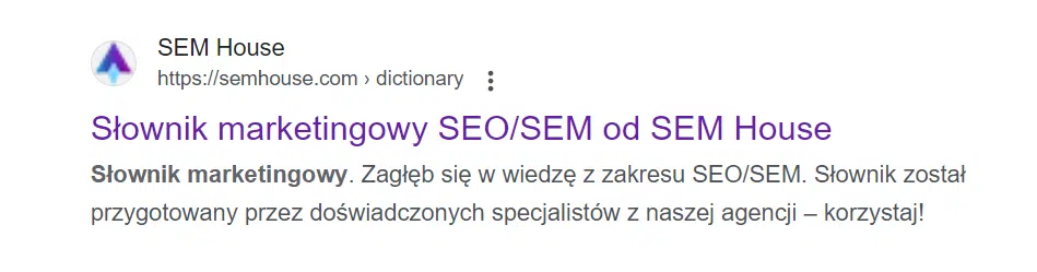 Przykładowe meta description