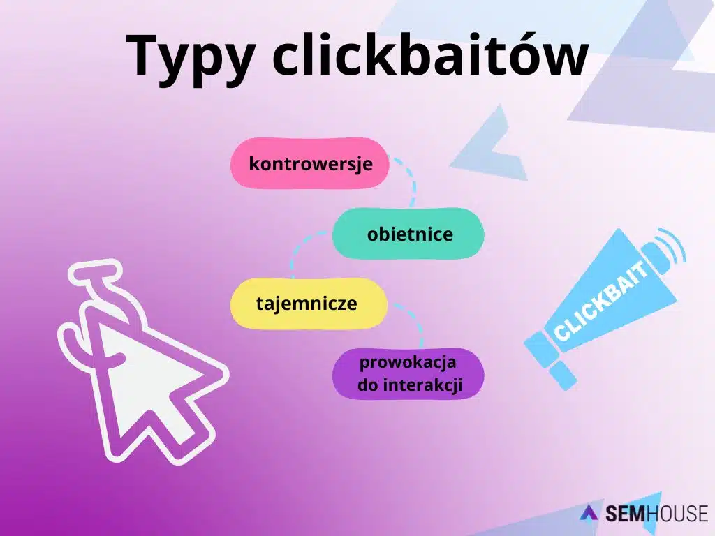 Typy clickbaitów