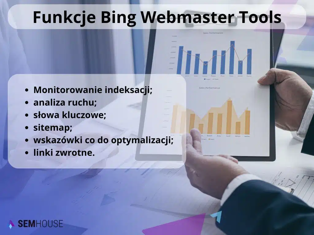 Funkcje Bing Webmaster Tools