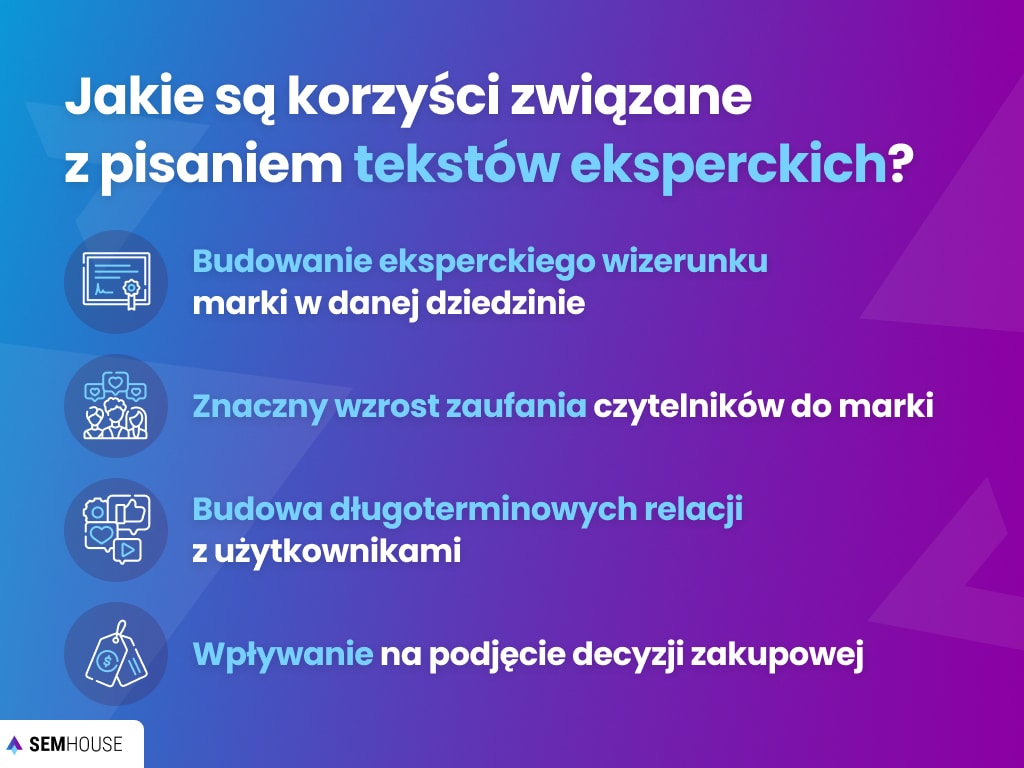 Jakie są korzyści związane z pisaniem tekstów eksperckich?