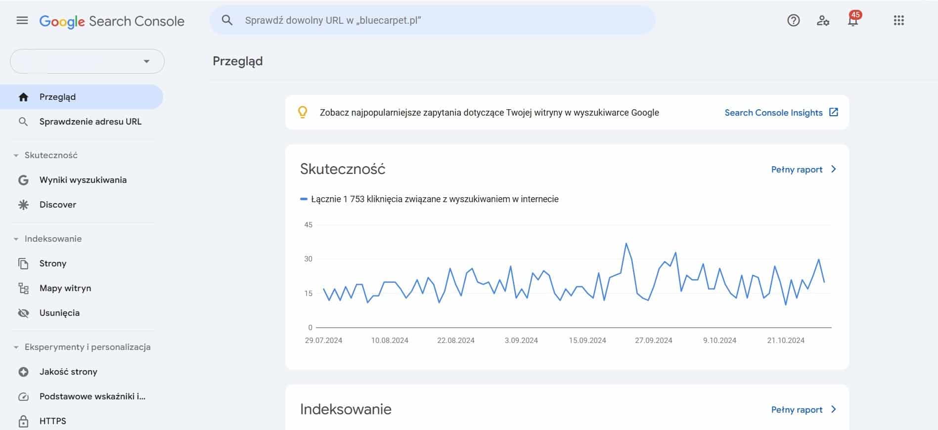Google Search Console - darmowe narzędzie do analizy widoczności