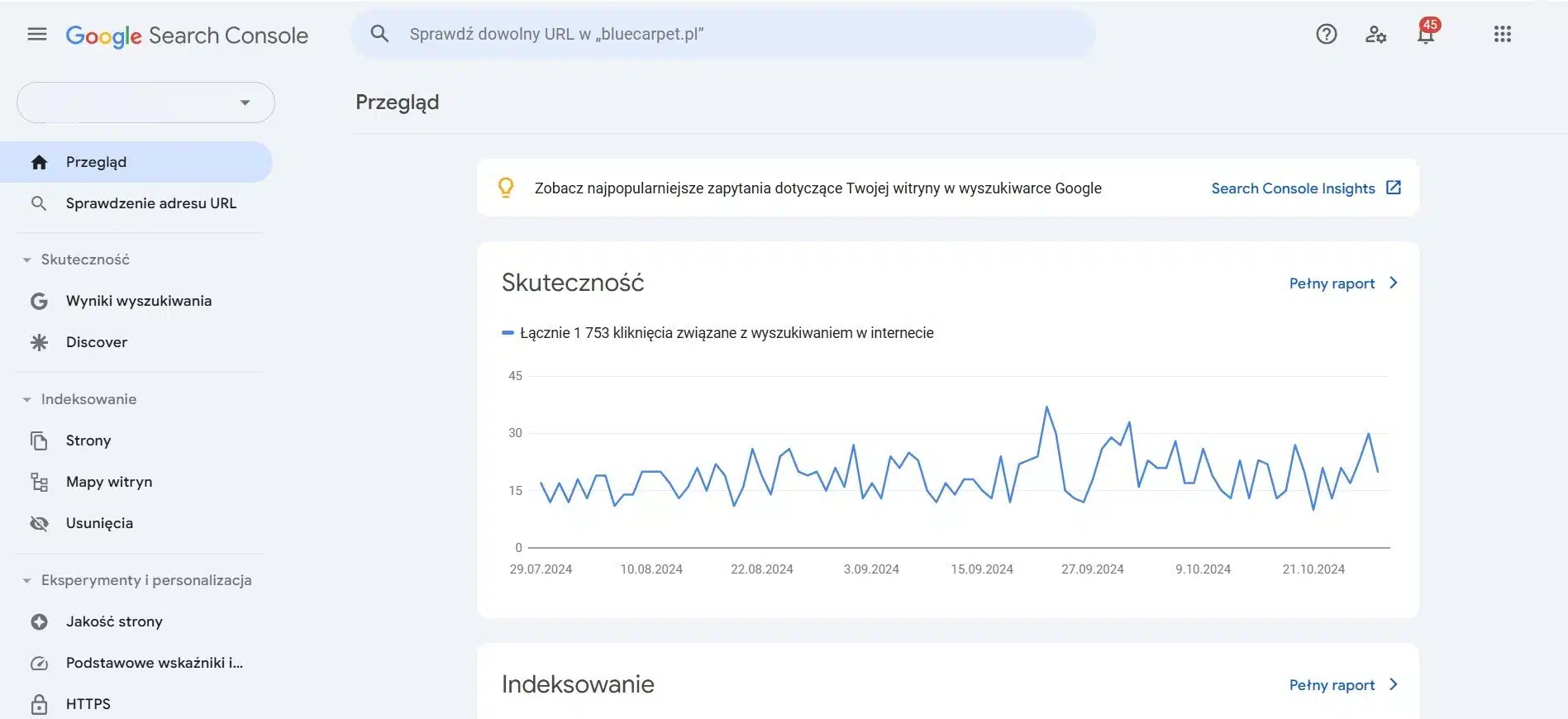 Google Search Console - darmowe narzędzie do analizy widoczności