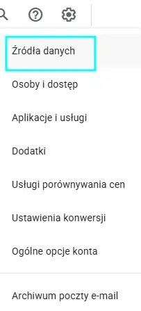 Dodawanie feedu projektowego do Google Merchant Center (źródła danych)