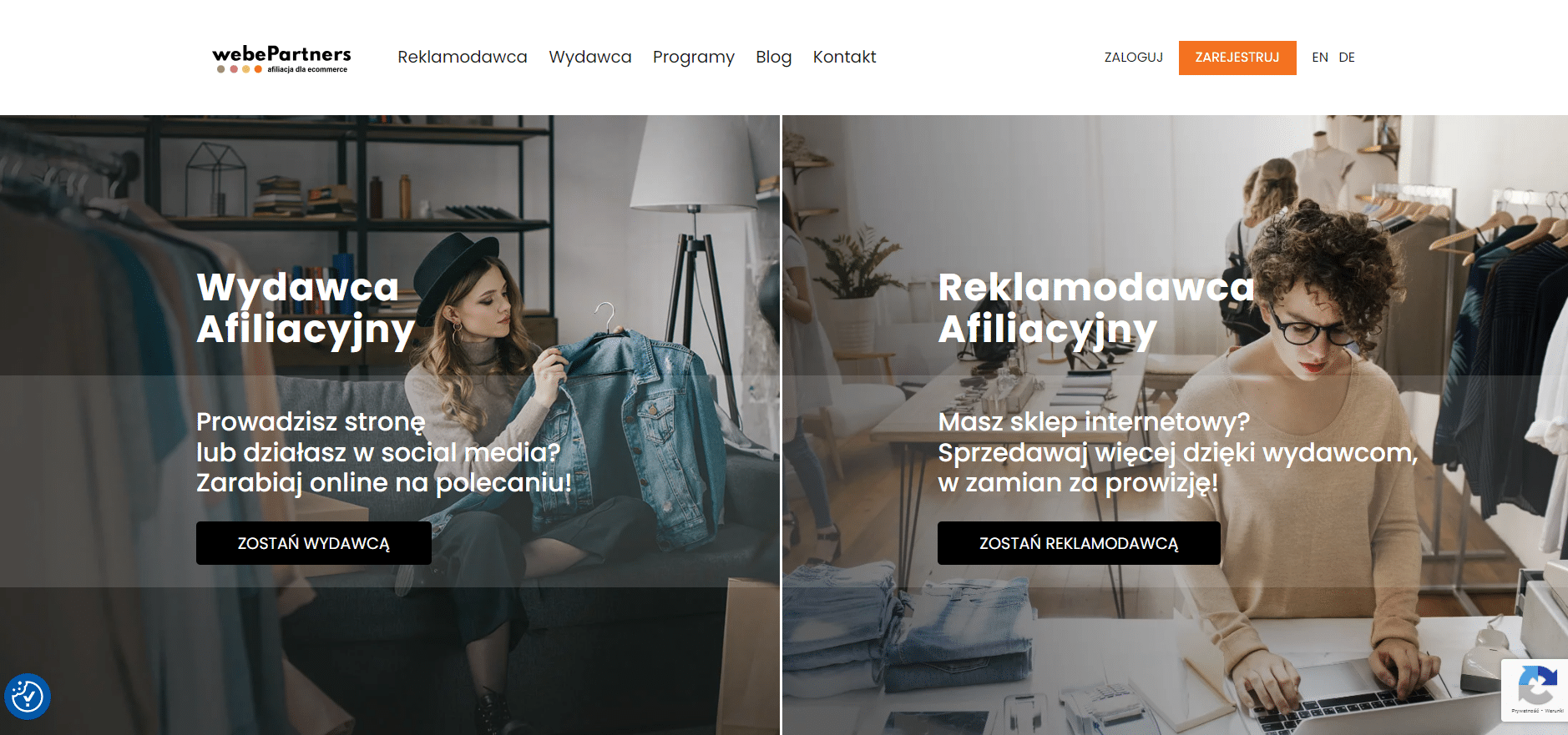 Platforma afiliacyjna WebePartners