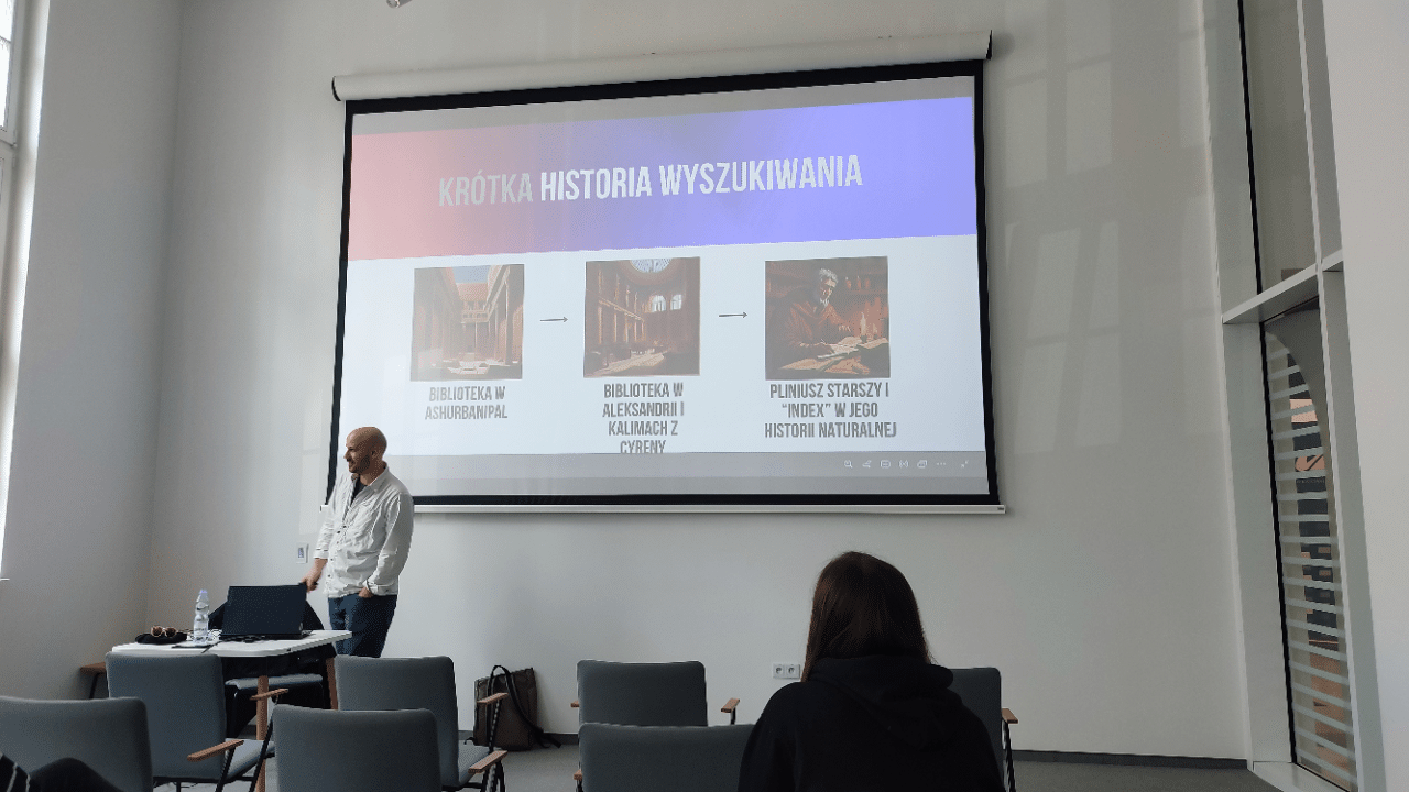 Krótka historia wyszukiwania - wykład z dziedziny SEO na Uniwersytecie Śląskim
