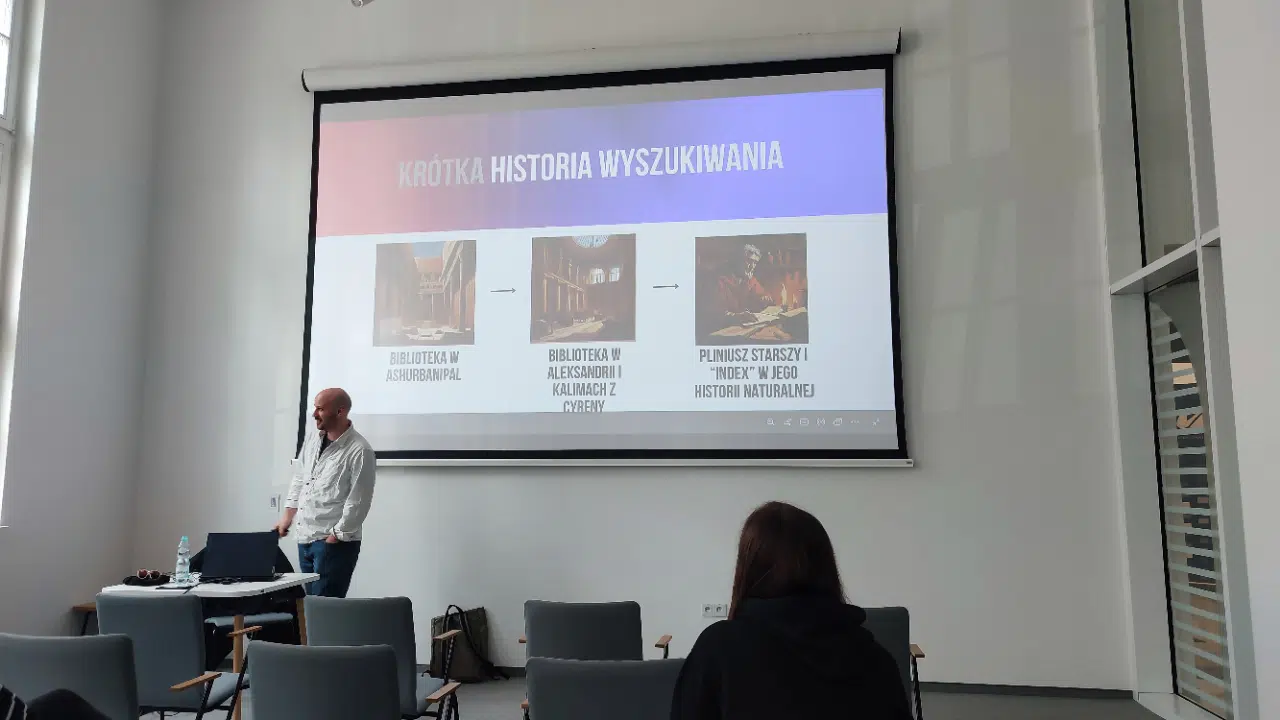 Krótka historia wyszukiwania - wykład z dziedziny SEO na Uniwersytecie Śląskim