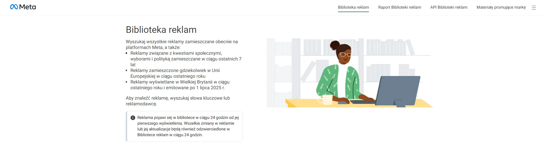 Biblioteka Reklam Meta (Meta Ad Library)